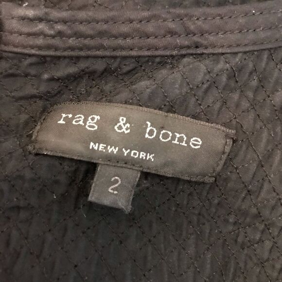 New! Rag and Bone Black Sleeveless Sheath Dress - Picture 4 of 6